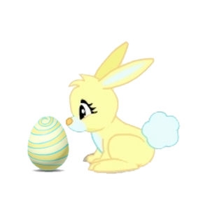 Yellow Easter Bunny - Egg